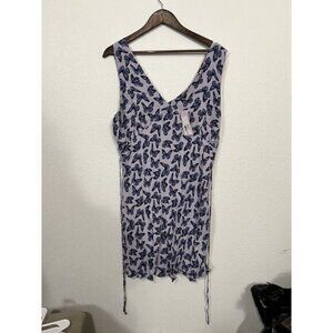 Purple Butterfly Dress Size XXL